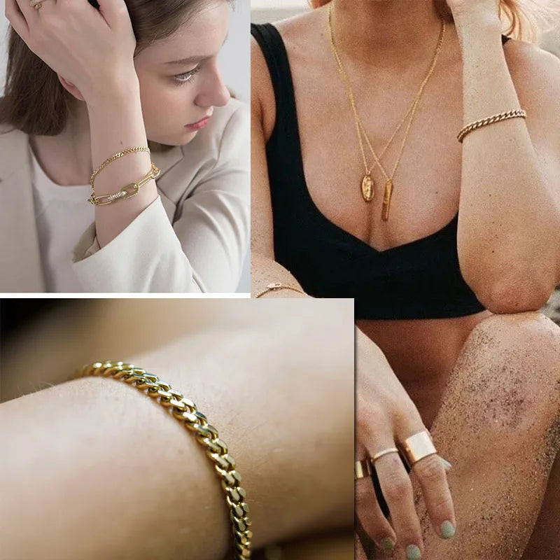 Edelstahl Armband VNOX